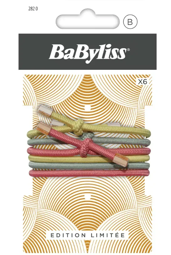 BaByliss farbige Haargummis (6 Stk)