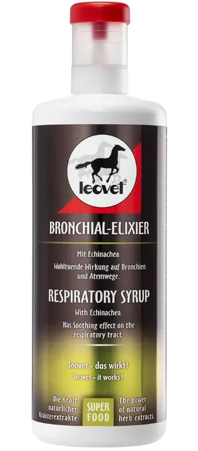 Leovet Bronchial-Elexier, Nahrungsergänzung für Pferde (1 Liter)