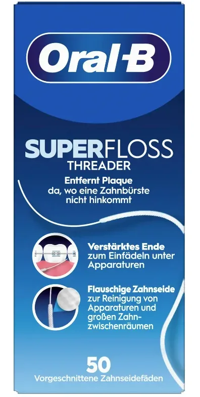 Oral-B Zahnseide Threader 50 Fäden
