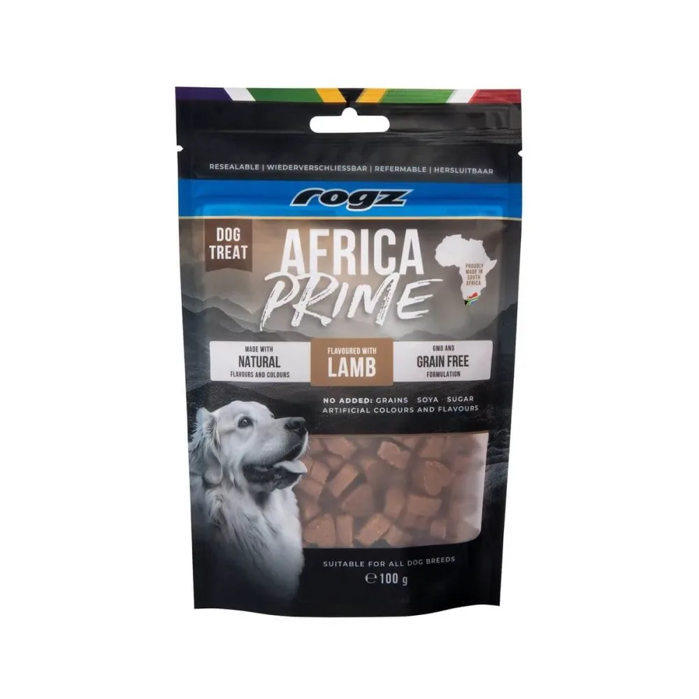 rogz Africa Prime Lamm, Snack für Hunde (115g)