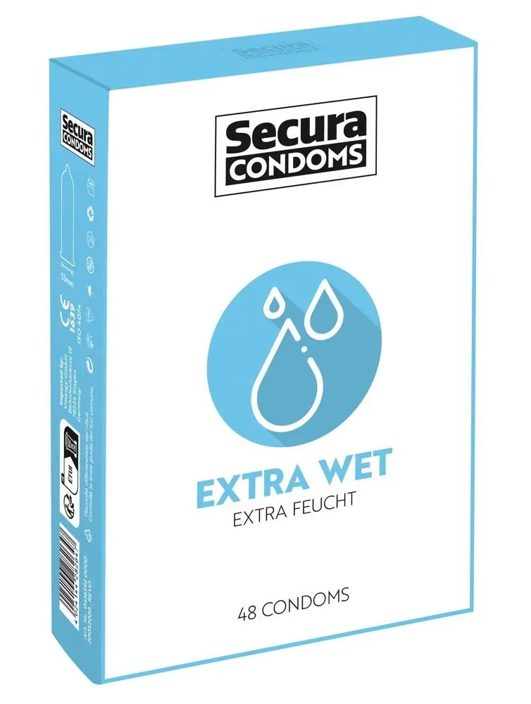 Secura Extra Wet Kondome (48 Stk)