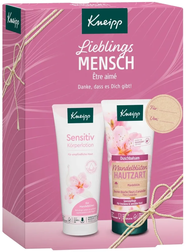 Kneipp Geschenkpackung Hautpflegeset Lieblingsmensch (2x200ml)
