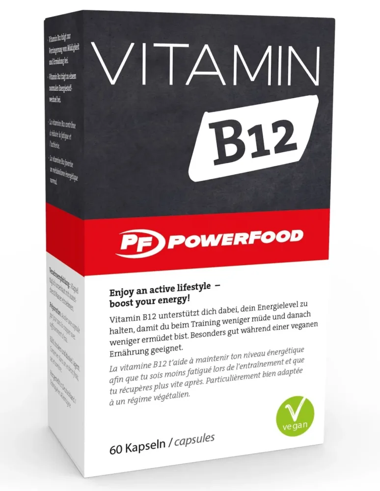 PowerFood Vitamin B12 Kapseln (60 Stk)
