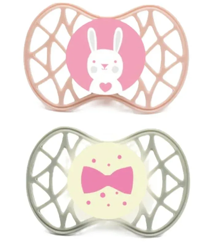 nuvita AIR.55 symmetrischer Nuggi, Bunny, ab 0 Monate (2 Stk)