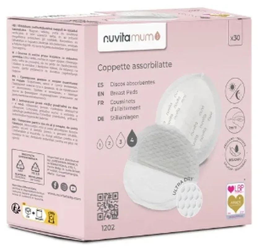 nuvita Einweg-Stilleinlagen für Tag und Nacht (30 Stk)