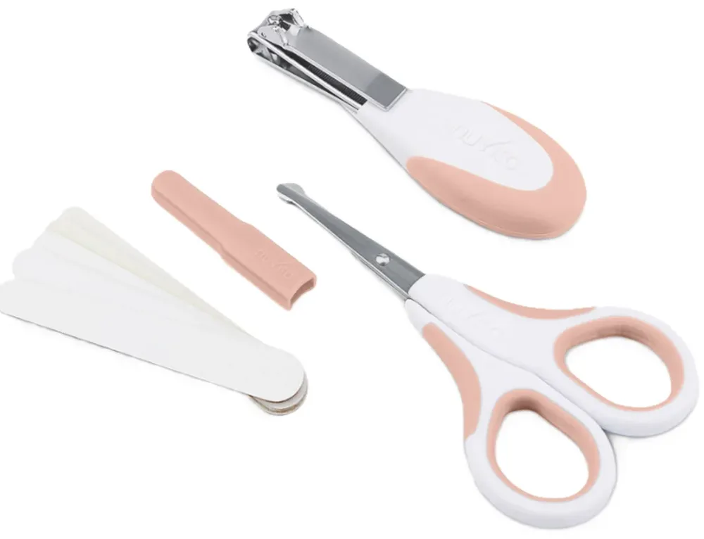 nuvita Nagelpflege-Set, rosa, für Neugeborene (3-teilig)