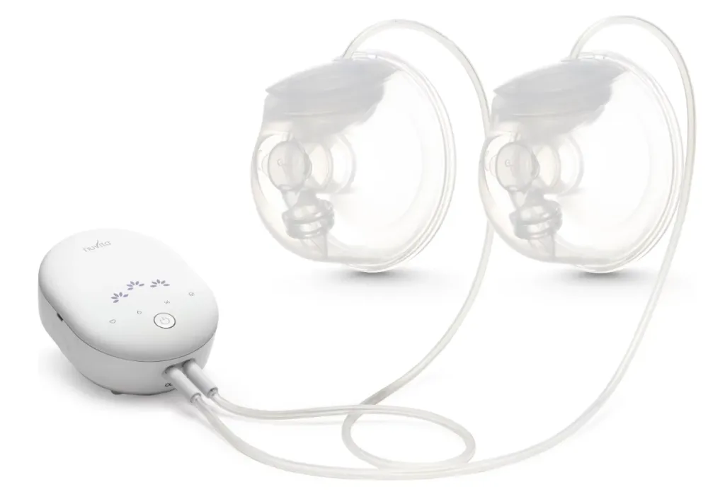 nuvita Materno Smart Double Wearable Milchpumpe, mit austauschbaren Bechern (1 Stk)