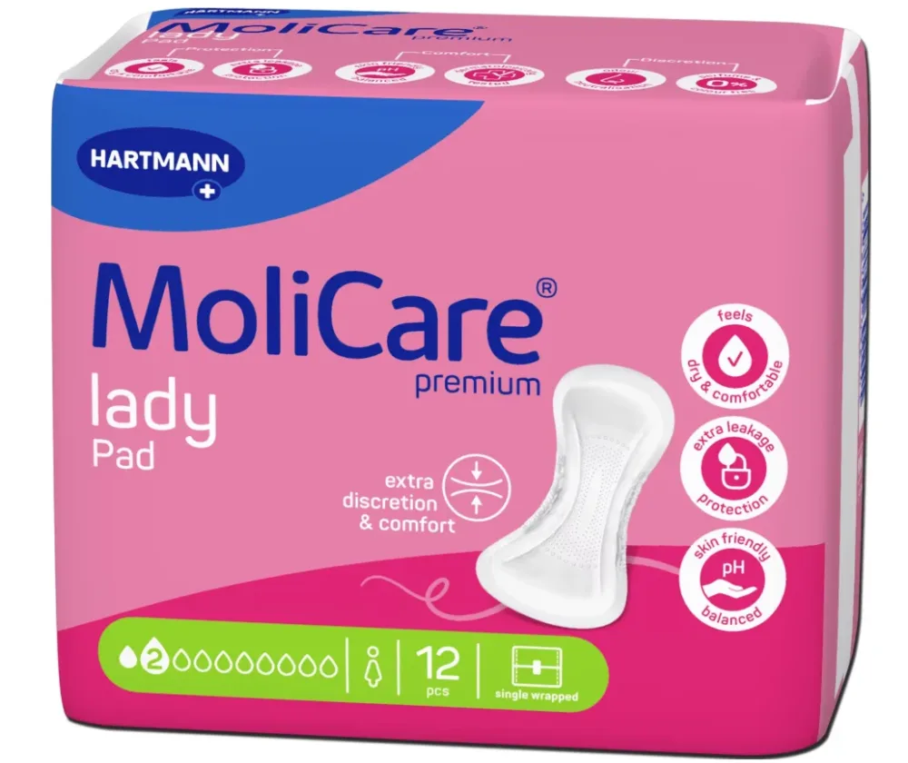 MoliCare Premium Lady Pad, 2 Tropfen (12 Stk)