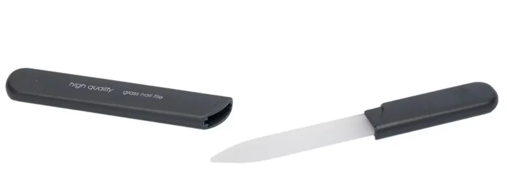 HERBA Glasnagelfeile 13cm Grafit, mit Schutzkappe (1 Stk)