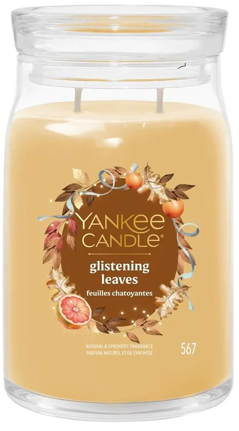 Yankee Candle Glistening Leaves Signature Large Jar (1 Stk)