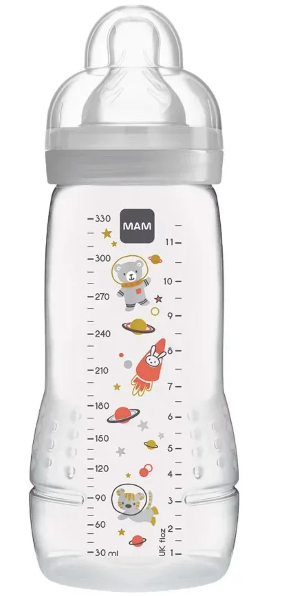 MAM Easy Active Babyflasche, 4+ Monate, Unisex, 330ml (1 Stk)