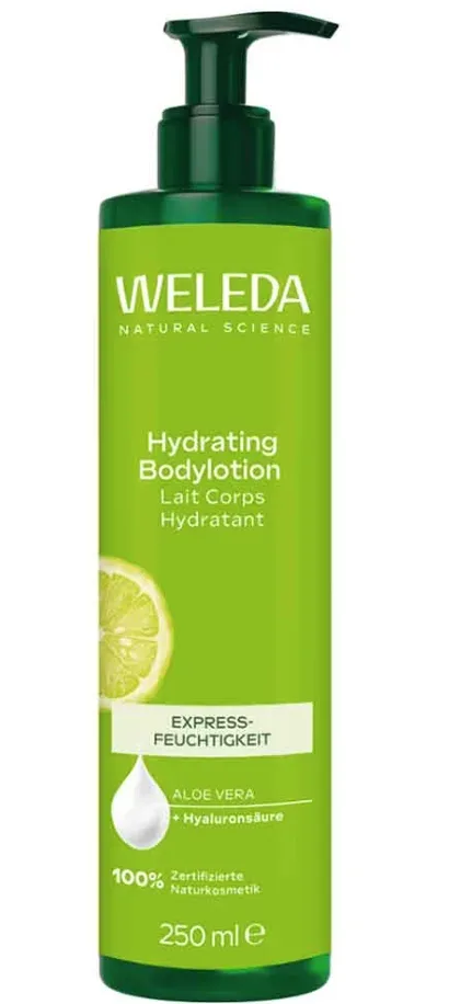 Weleda - Hydrating Bodylotion - Erfrischende Feuchtigkeitspflege für geschmeidige Haut, 250 ml