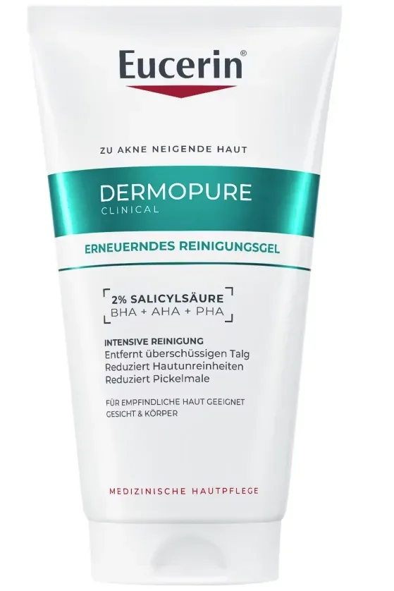 Eucerin - DERMOPURE CLINICAL Erneuerndes Reinigungsgel, 150  ml