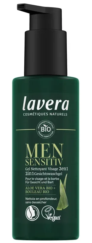 Lavera - Men 2in1 Gesichtswaschgel, 150  ml