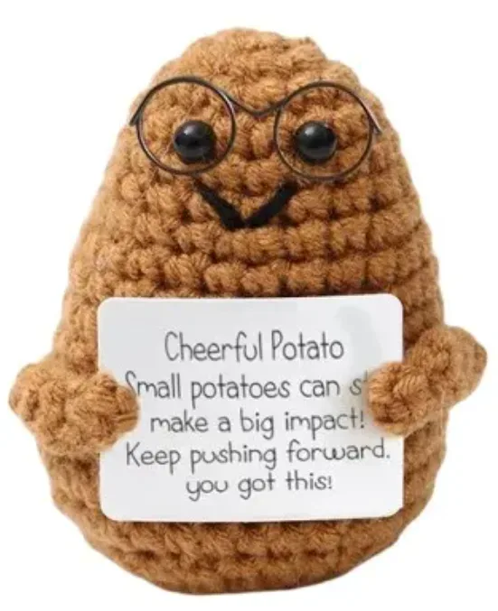 Positive Potato - Accessoire, 6 x 8 cm, Braun