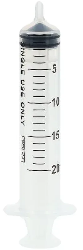 Sol-M 3-teilige Spritze, 20ml, ohne Nadel, exzentrisch (100 Stk)