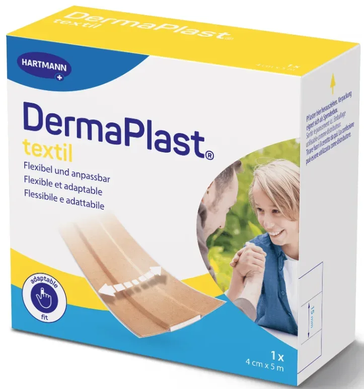 DermaPlast Textil Schnellverband 4cmx5m (1 Stk)