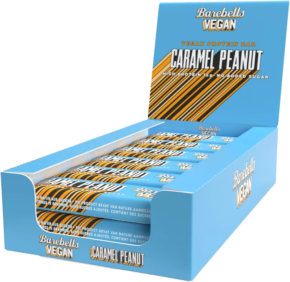 Barebells Vegan Caramel Peanut Protein Riegel (12x55g)