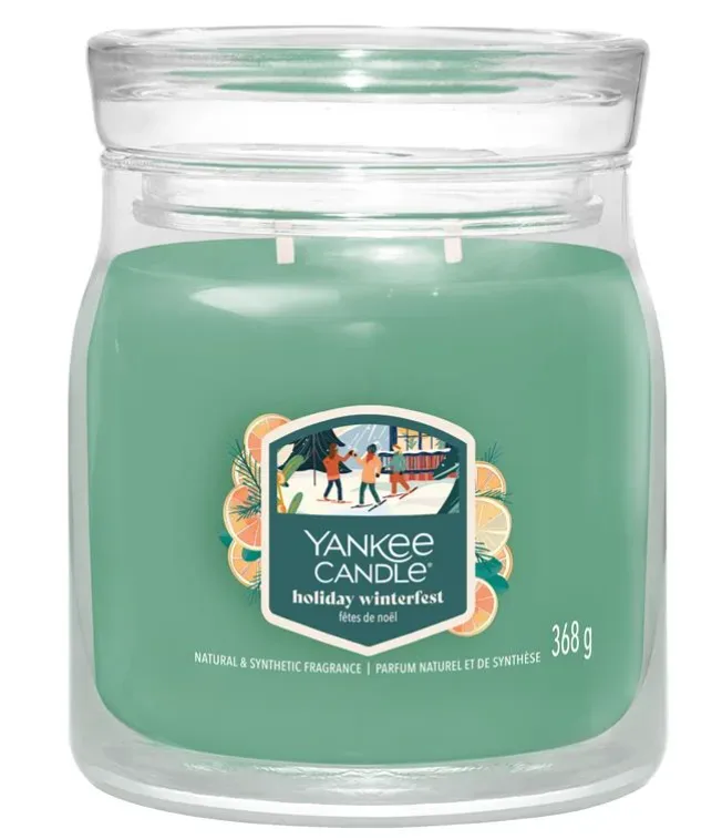 Yankee Candle Signature - Duftkerze im Glas, 368 g, Grün