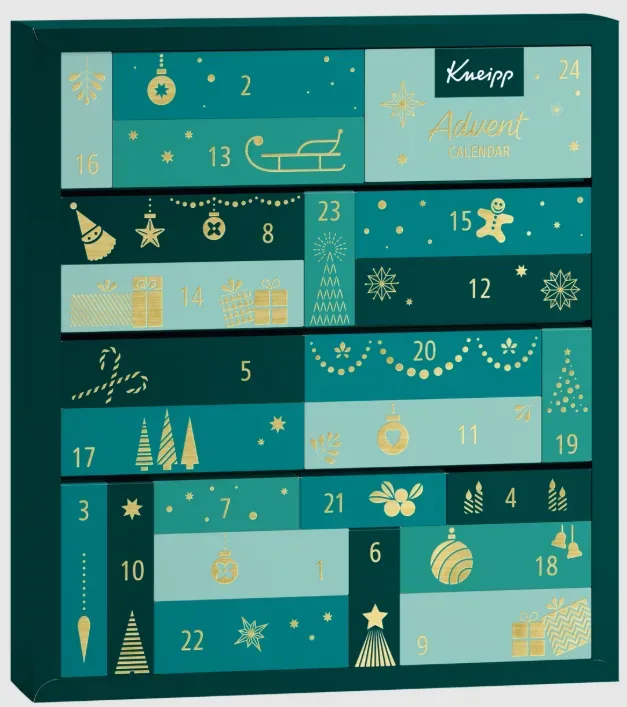 Kneipp Adventskalender 2025, 24 Tage Entspannung & Pflege (1 Stk)