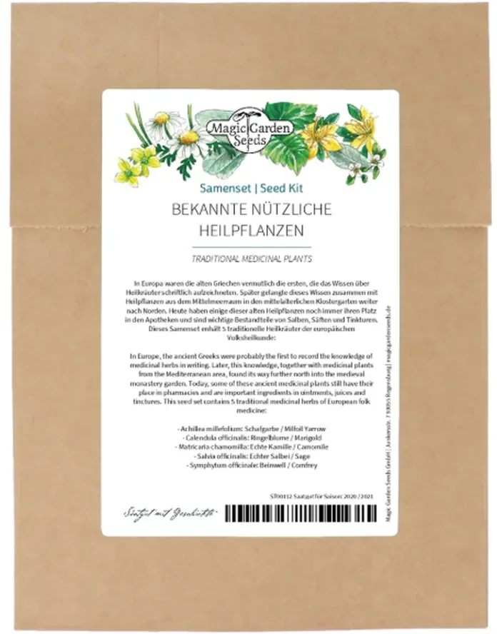 Magic Garden Seeds Bekannte nützliche Heilpflanzen Samenset (1 Stk)