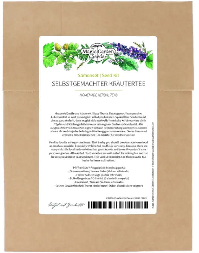 Magic Garden Seeds Selbstgemachter Kräutertee Samenset (1 Stk)