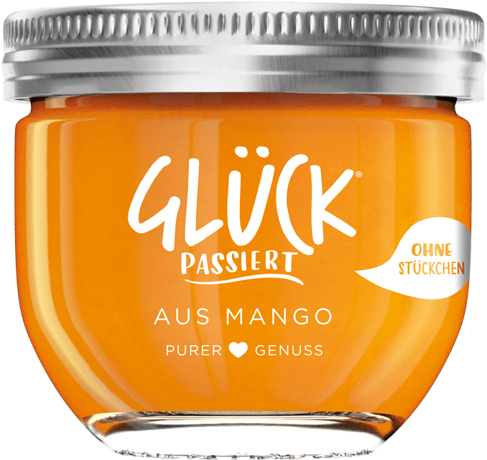 GLÜCK passiert Mango Konfitüre 230g