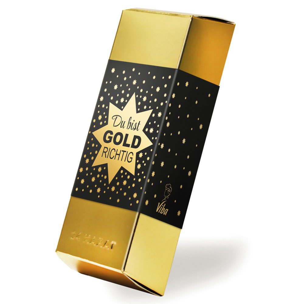 Goldbarren 'Du bist GOLD richtig' 180g