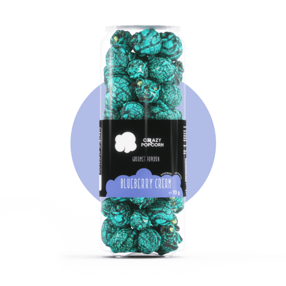 Crazy Popcorn Blueberry Cream 70g