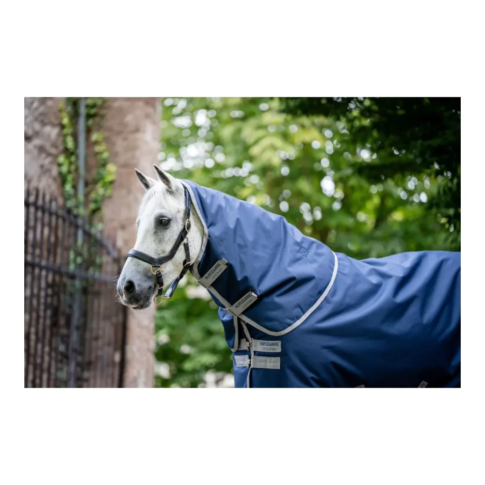 Horseware Halsteil Ripstop Amigo 0g - Navy/Titanium Grey -  Farbe: Navy/Titanium Grey, Grösse Pferdedecken: M