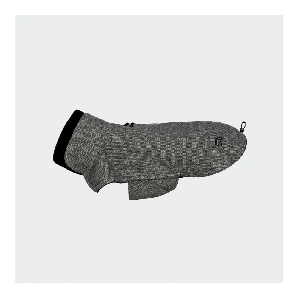 Cloud 7 Winter Hundemantel Brooklyn Regulär - Tweed Black -  Farbe: Tweed Black, Grösse: 9
