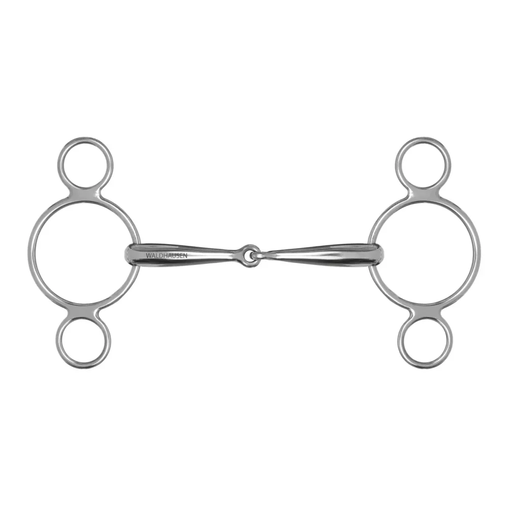 Waldhausen 3-Ringtrense - Silber -  Länge: 13,5 cm