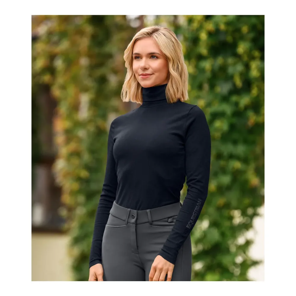Elt Rollkragenshirt Trento Schwarz