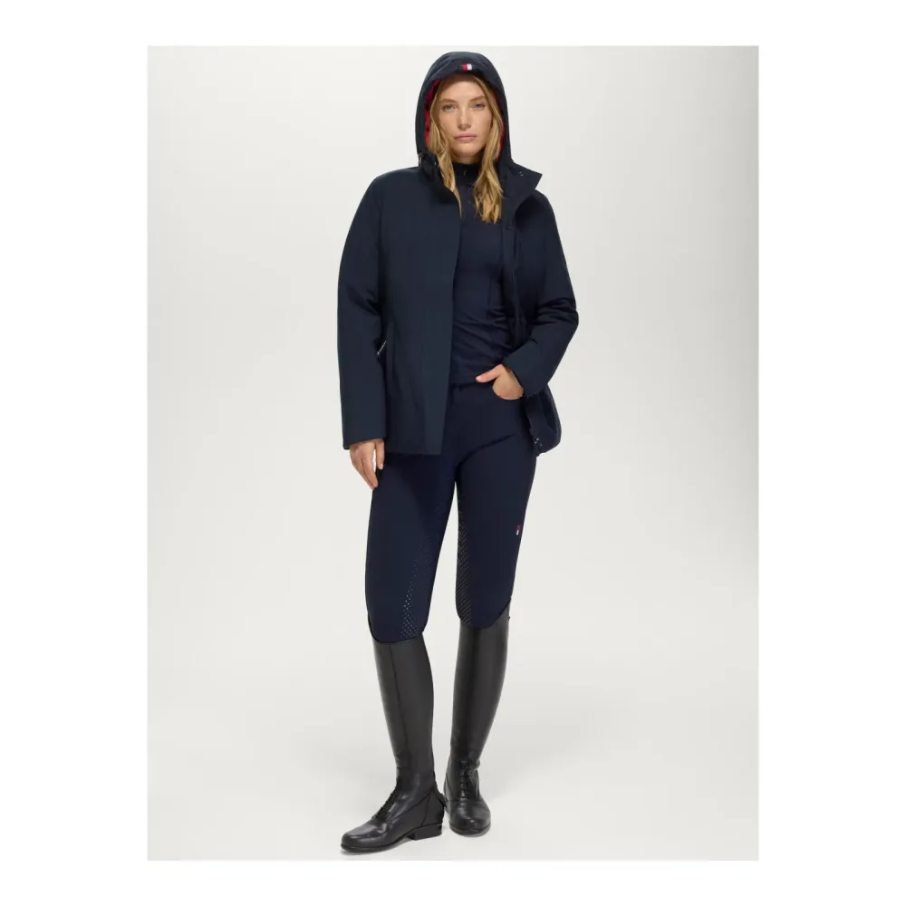 Tommy Hilfiger Equestrian Reitparka Palisade Airbag kompatibel Damen Desert Sky