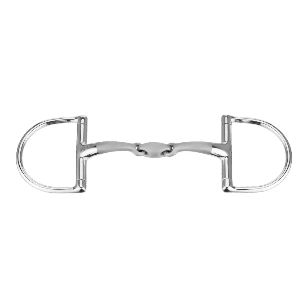 Sprenger SATINOX D-Ring 14 mm doppelt gebrochen - Edelstahl rostfrei Gebisslängegrösse: 13.5 cm