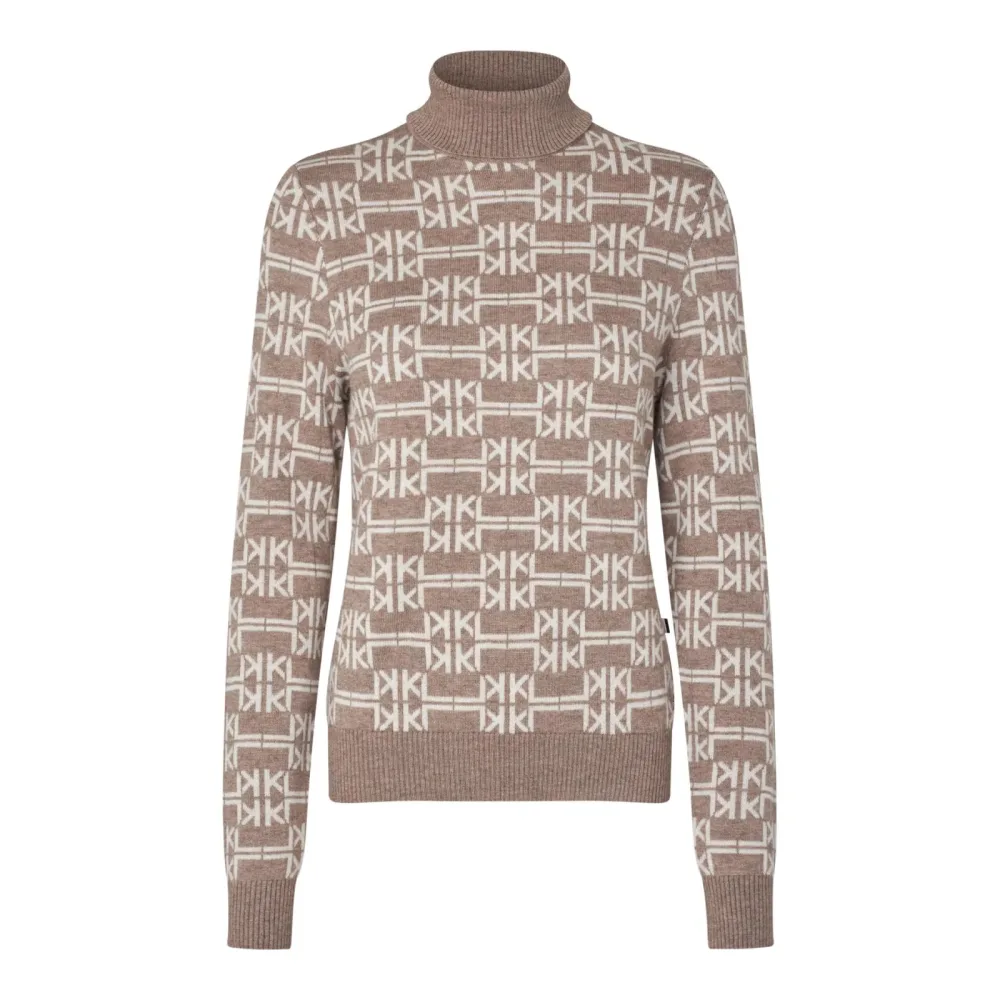 Kingsland KLAnnabella Strick-Rollkragenpullover Damen Dove Melange