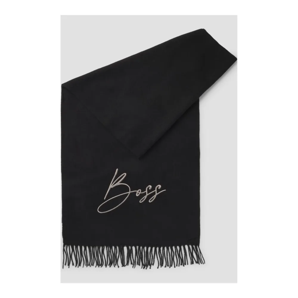 BOSS Equestrian Schal Logo - Black -