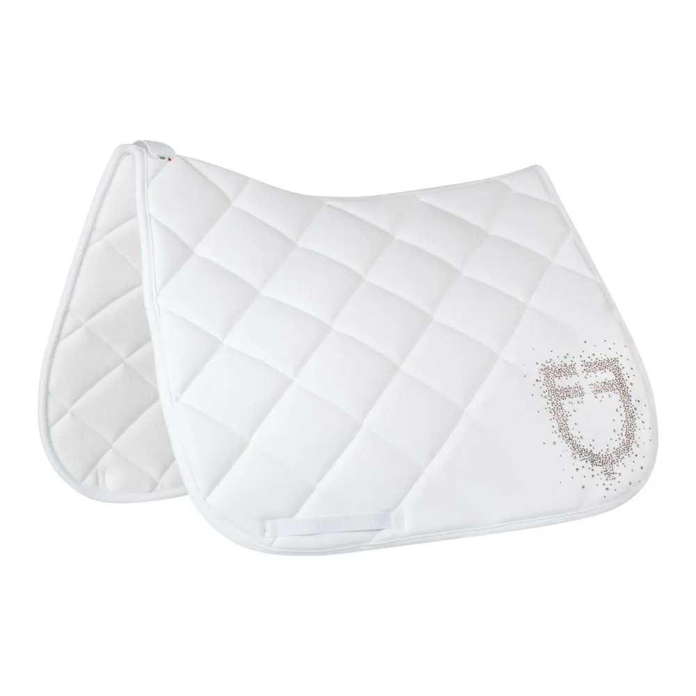 Equestro Schabracke Crystal - Weiss -  Grösse: DR, Farbe: Weiss