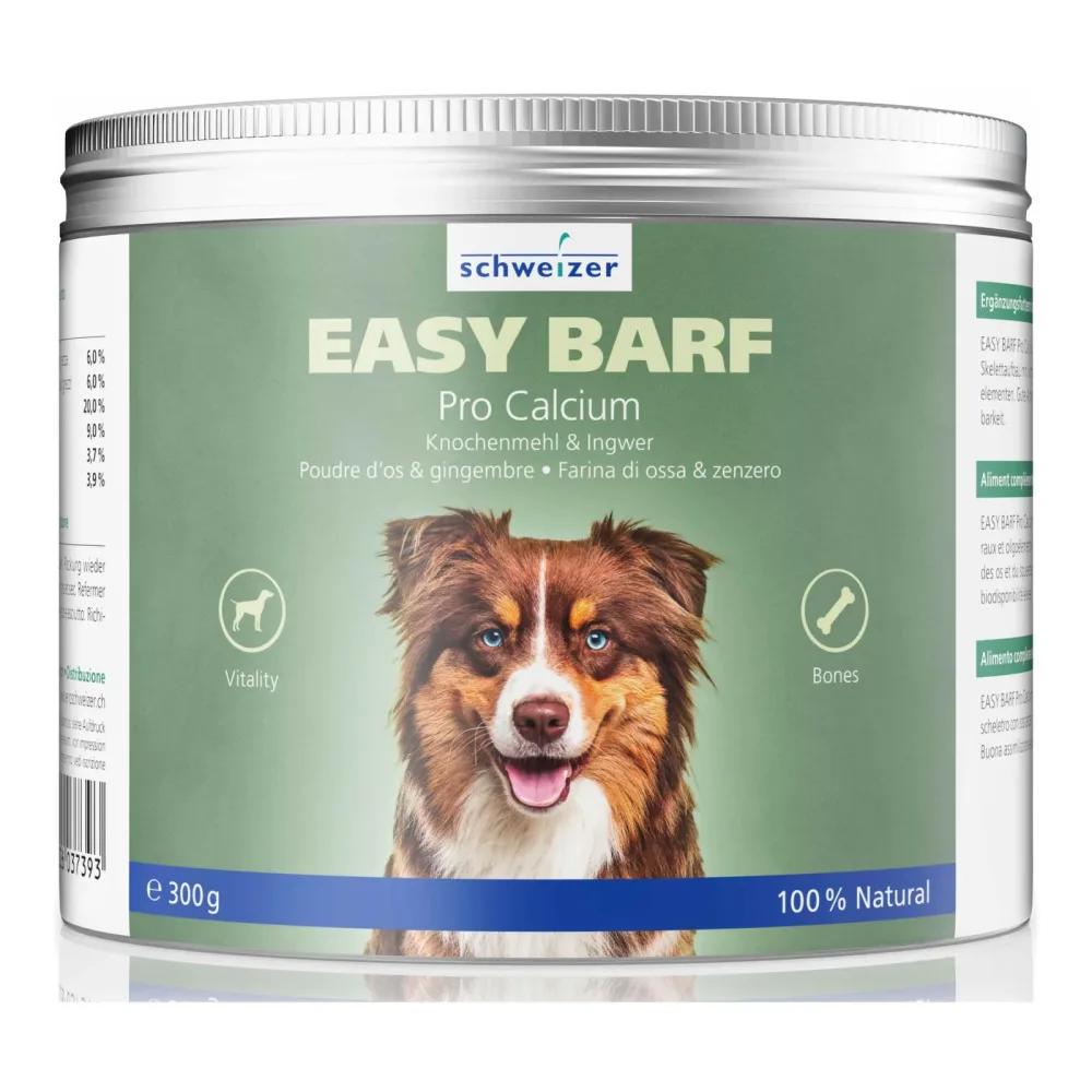 LECKY Easy Barf Pro Calcium Knochenmehl & Ingwer - Grün -