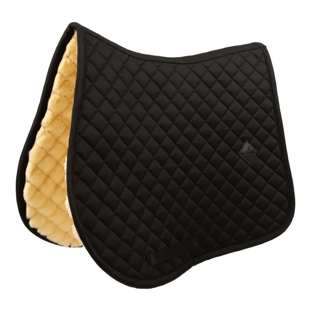 Kentucky Schabracke mit Lammfell Diamand Skin Friendly - Schwarz -  Grösse: VS, Farbe: Schwarz