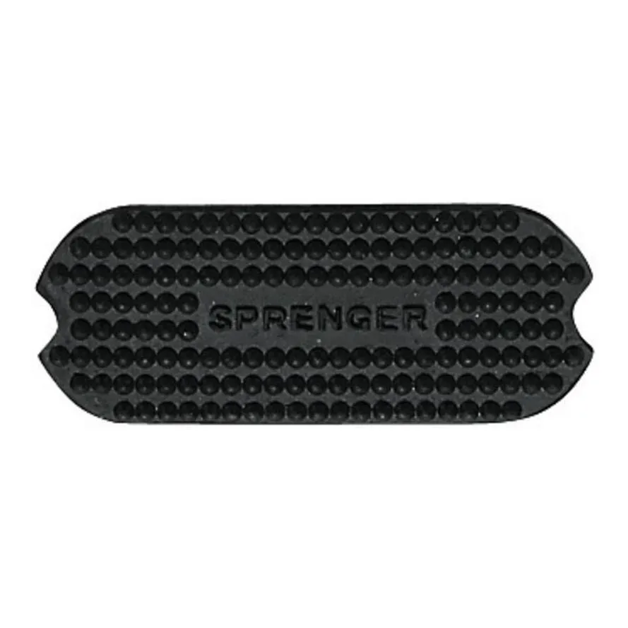 Sprenger System 4 Steigbügel-Einlagen - aus Gummi - Schwarz -  Grösse: 12 cm