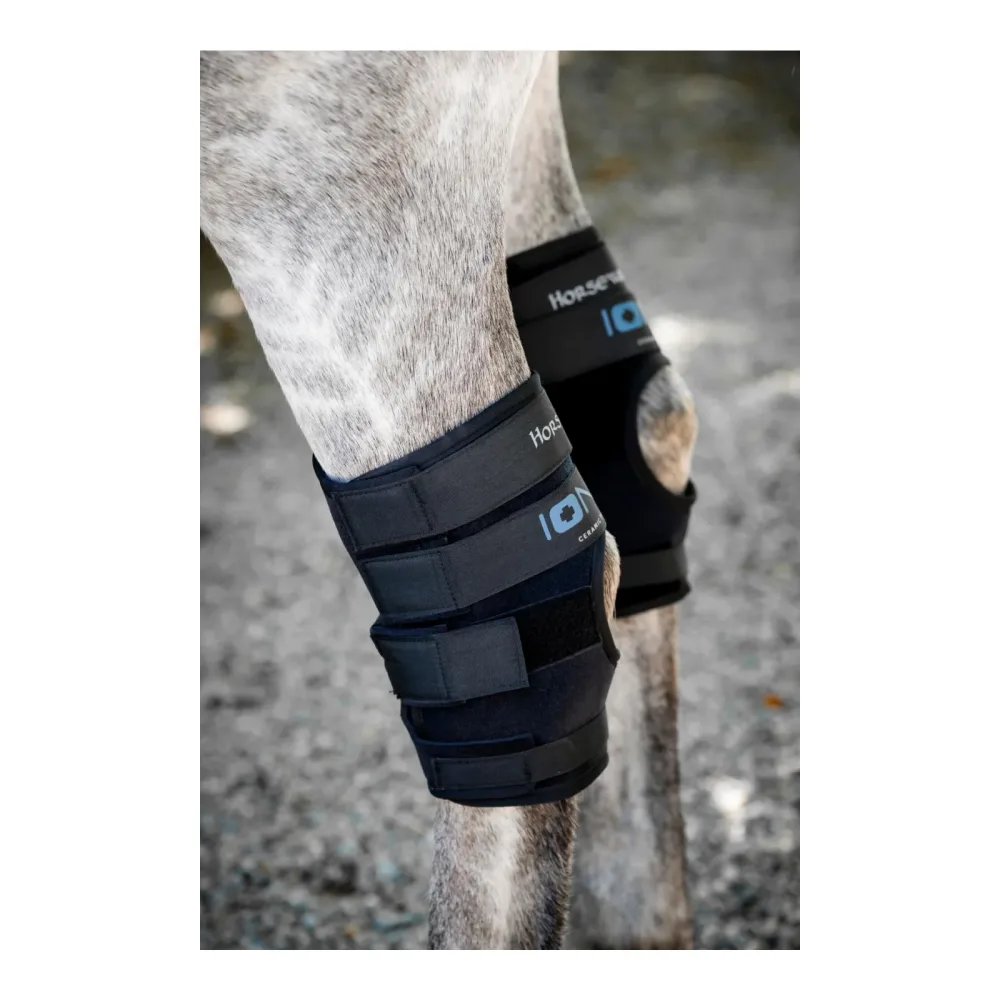 Horseware Ionic Hock Boots - set of 2 - Black -