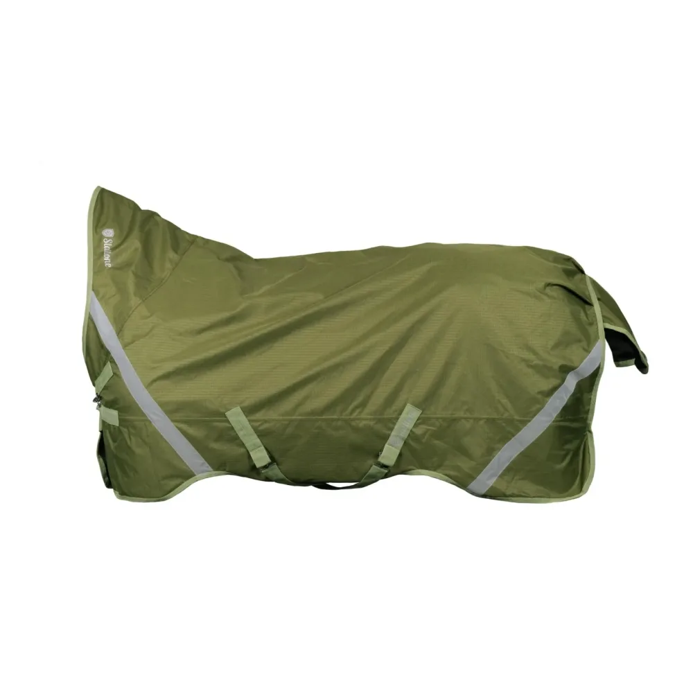 Stallone Regendecke Outdoor Guard High Neck - Olive -  Farbe: Olive, Grösse Pferdedecken: 95 cm