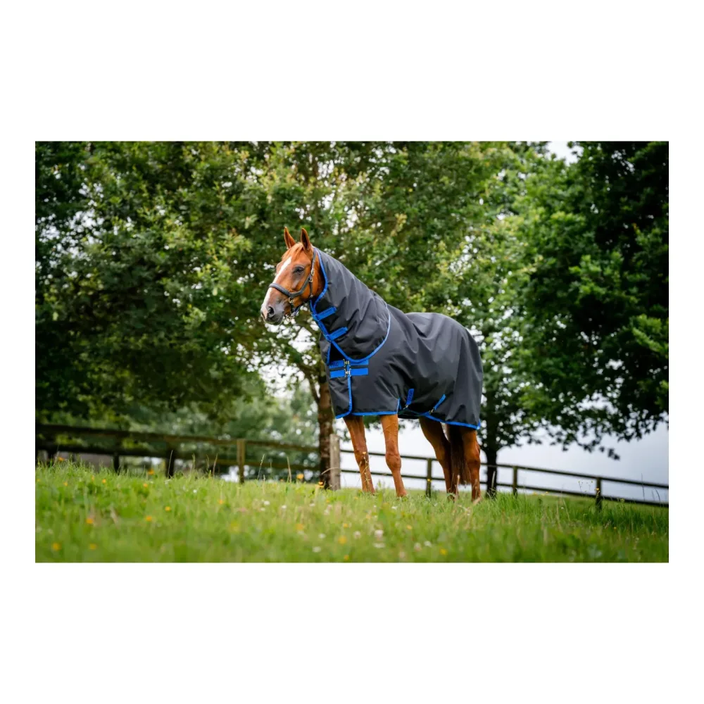 Horseware Weidedecke Amigo Ripstop 900D Plus Turnout 0g - Black/Classic Blue -  Farbe: Black/Classic Blue, Grösse: 125 cm