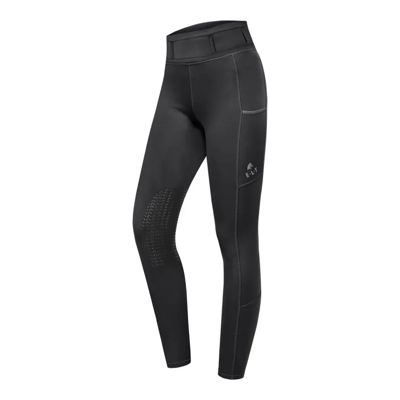 Elt Reitleggings Ella Knie Silikon - Schwarz -  Grösse: 164