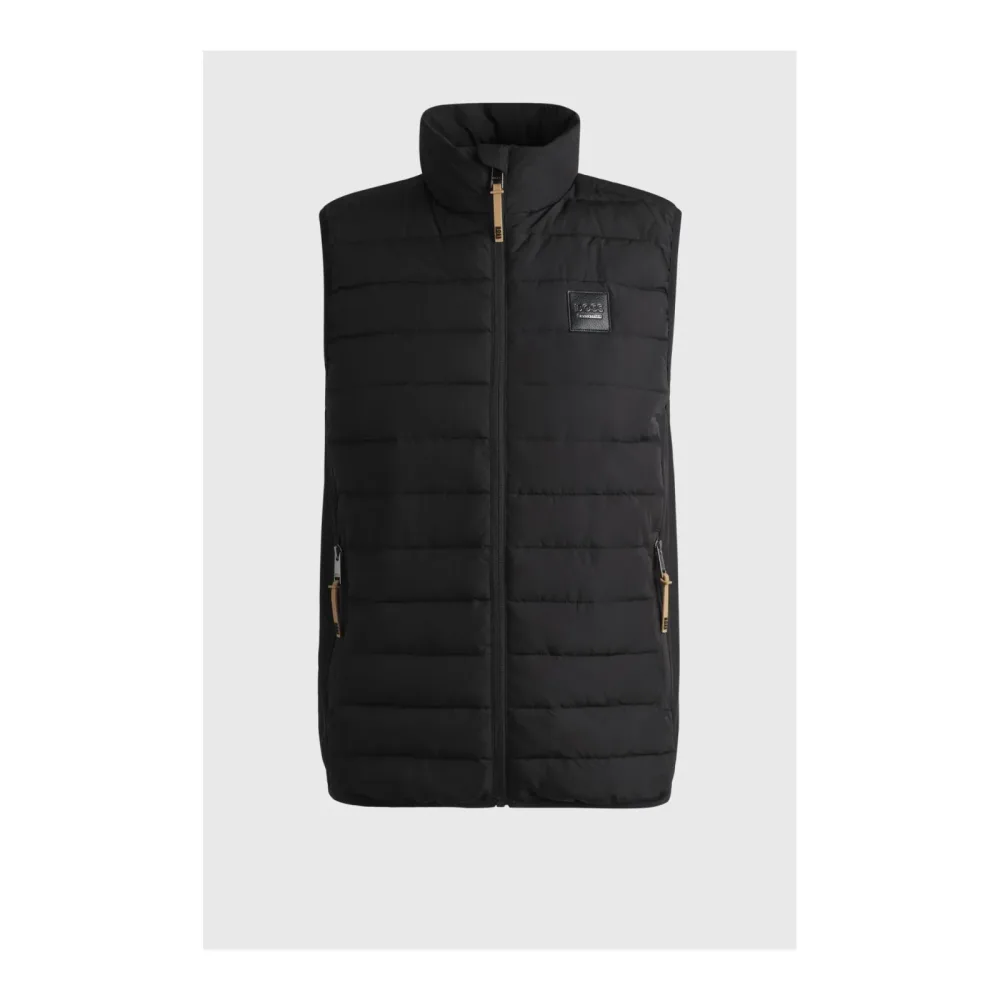 BOSS Equestrian Weste Puffer Leicht Ashton Herren - Black -  Farbe: Black, Grösse Bekleidung Herren: M