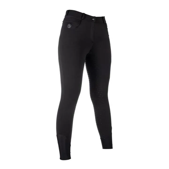 HKM Heizreithose Comfort Style Silikon-Vollbesatz Schwarz