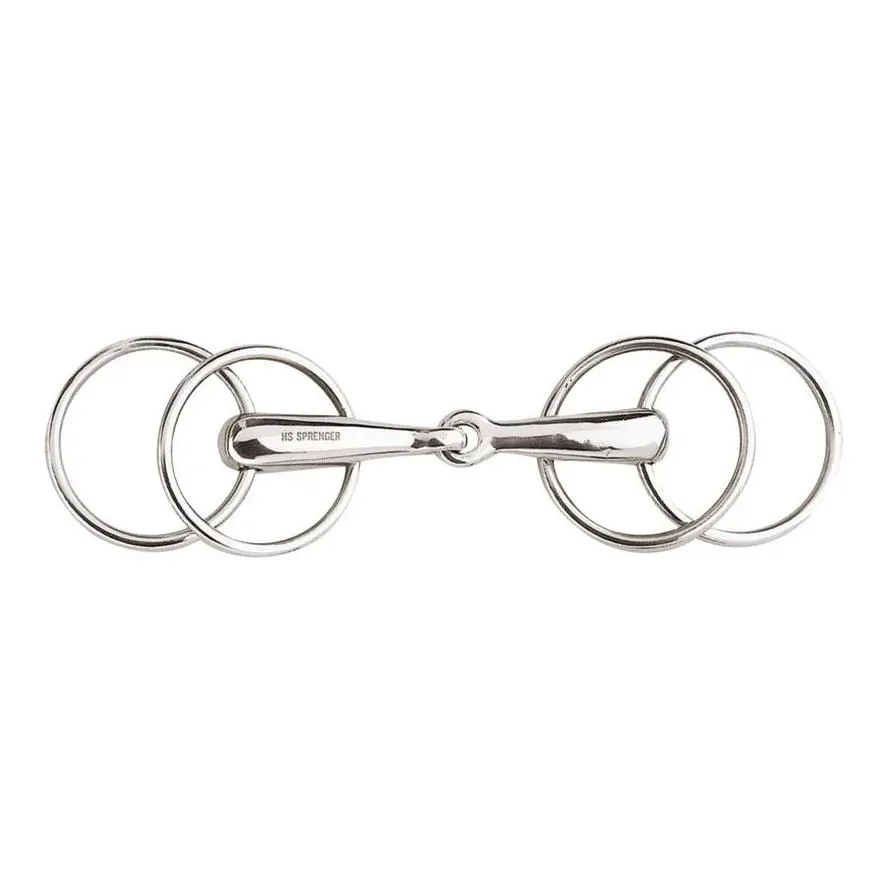 Sprenger Wassertrense mit 4 Ringen 20mm Gebisslängegrösse: 12.5 cm