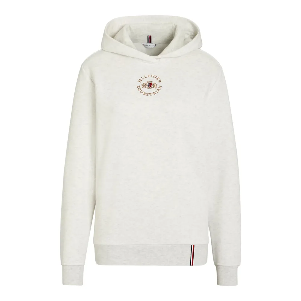 Tommy Hilfiger Equestrian Hoodie Grove unisex - Ecru -  Farbe: Ecru, Grösse: XS