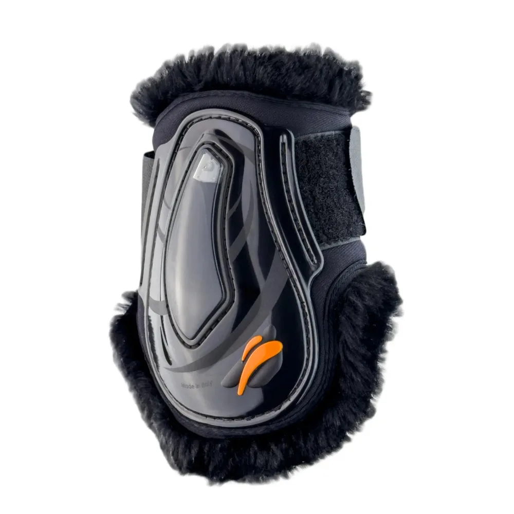 eQuick Streichkappen eAIRSHOCK LEGEND VELCRO FLUFFY - Schwarz -  Farbe: Schwarz, Grösse: M
